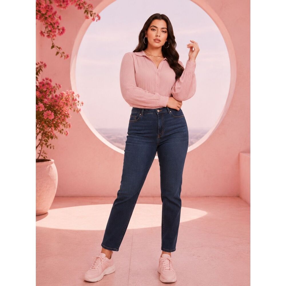 🛍️ Torrid high-rise straight, classic denim jeans, plus size 3x